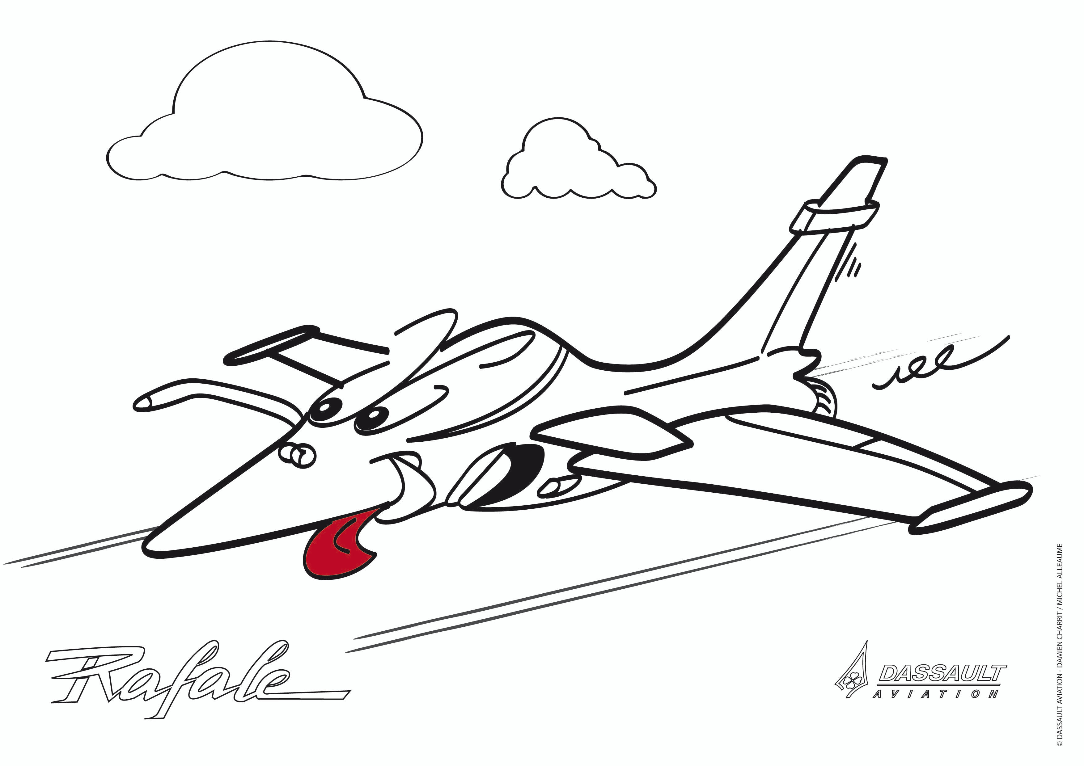 Drawings of airplanes to be colored  Passion News
