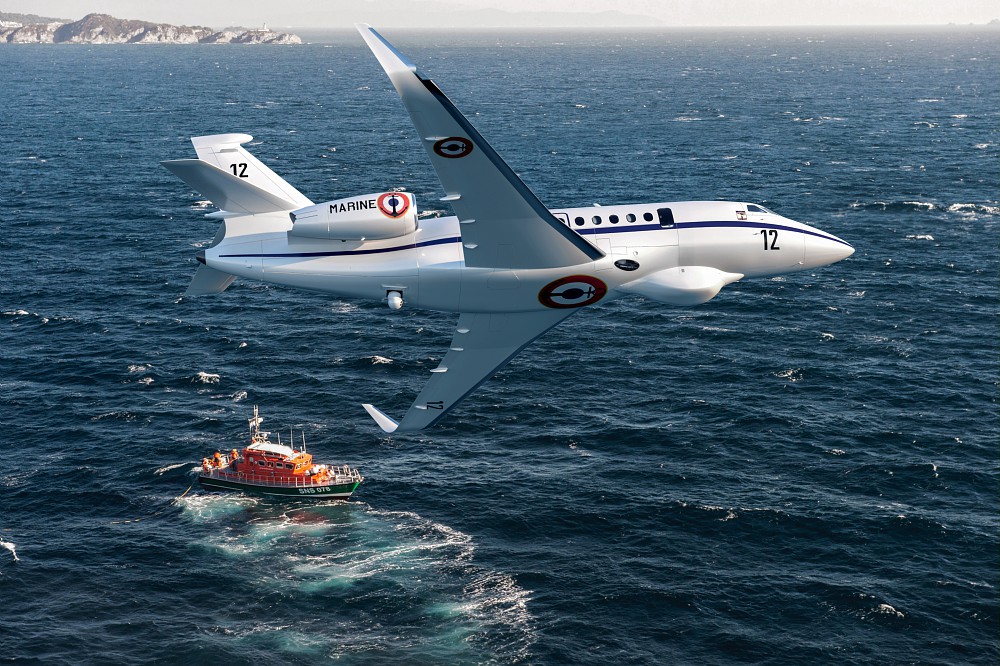 Falcon 2000 Albatros for the French Navy Press kits