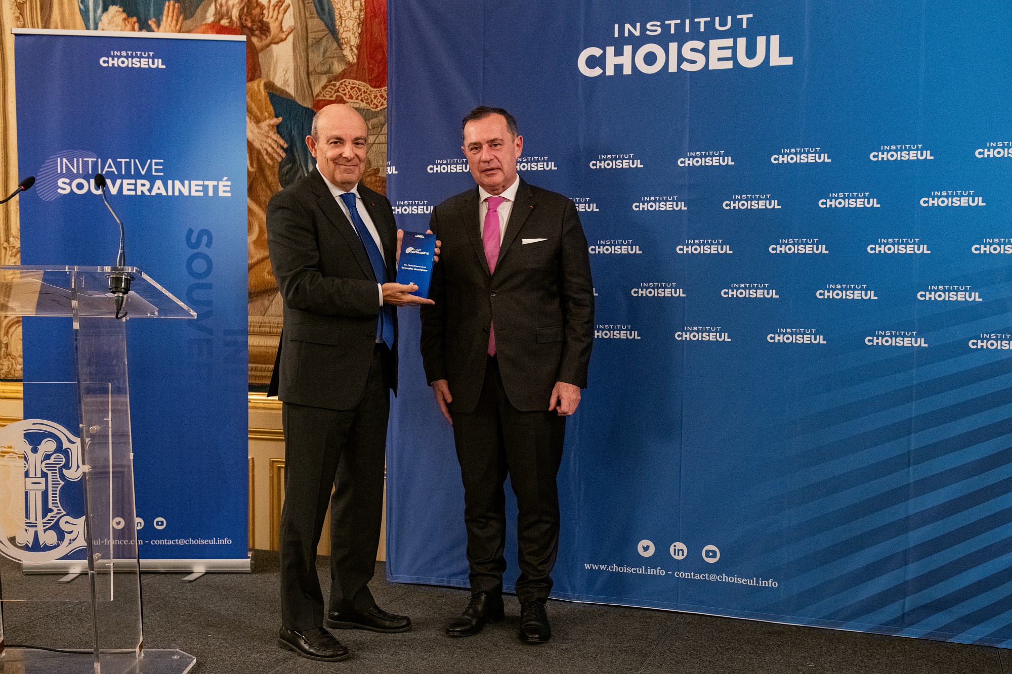 Dassault Aviation gana el premio Choiseul “Empresa estratégica”