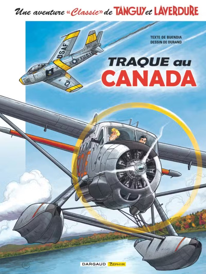 Libro cómico.  «Tanguy y Laverdure Classic, volumen 5 – Seguimiento en Canadá».