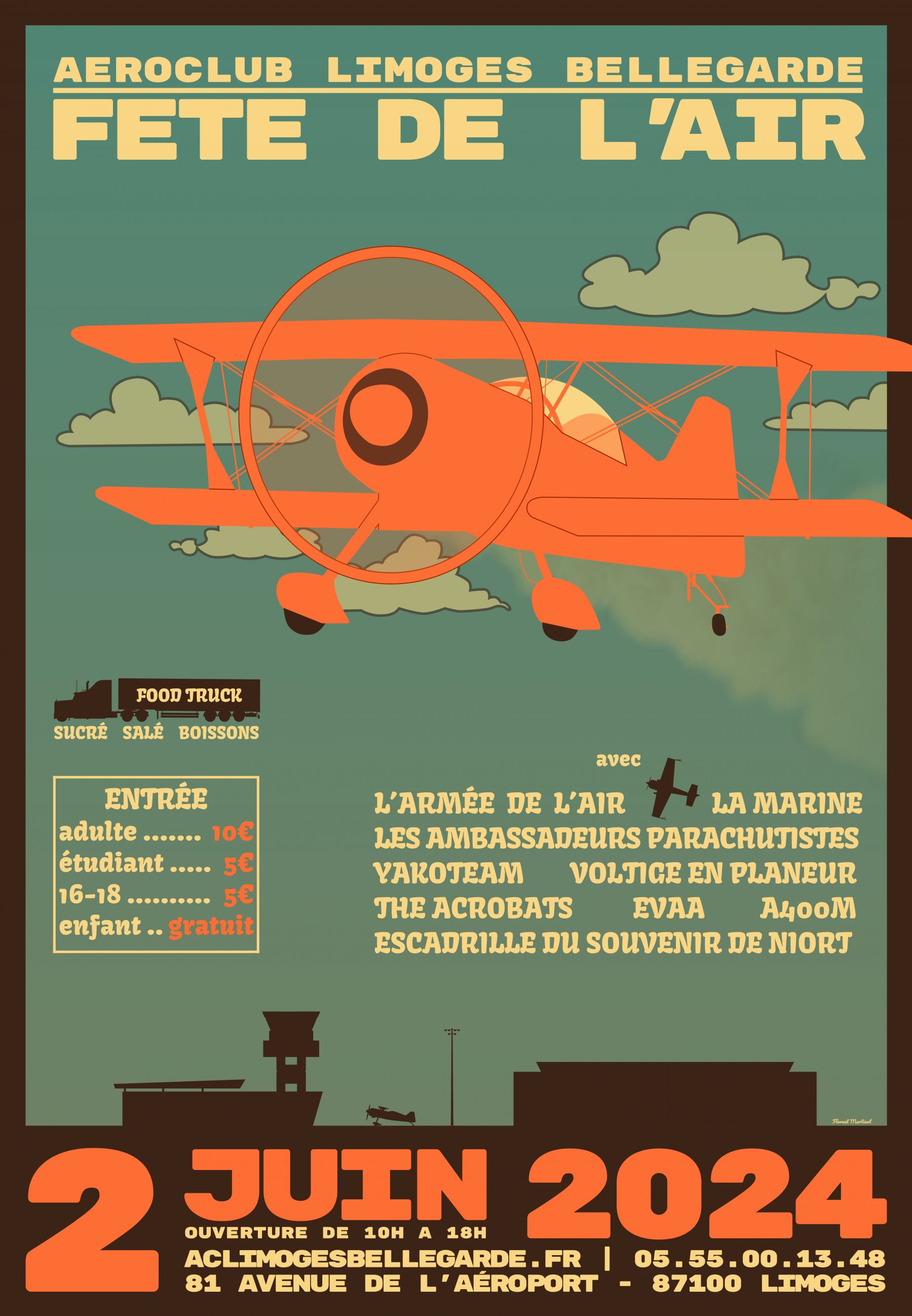 Espectáculo aéreo.  Festival Aéreo de Limoges – Passion News