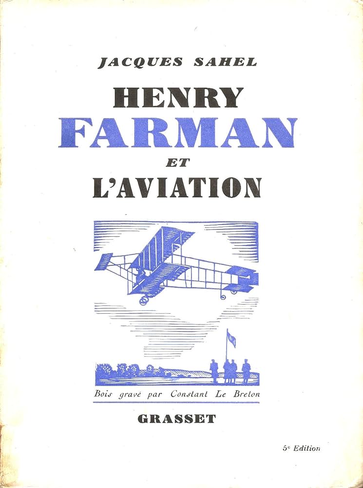 Libro.  “Henry Farman y la aviación”