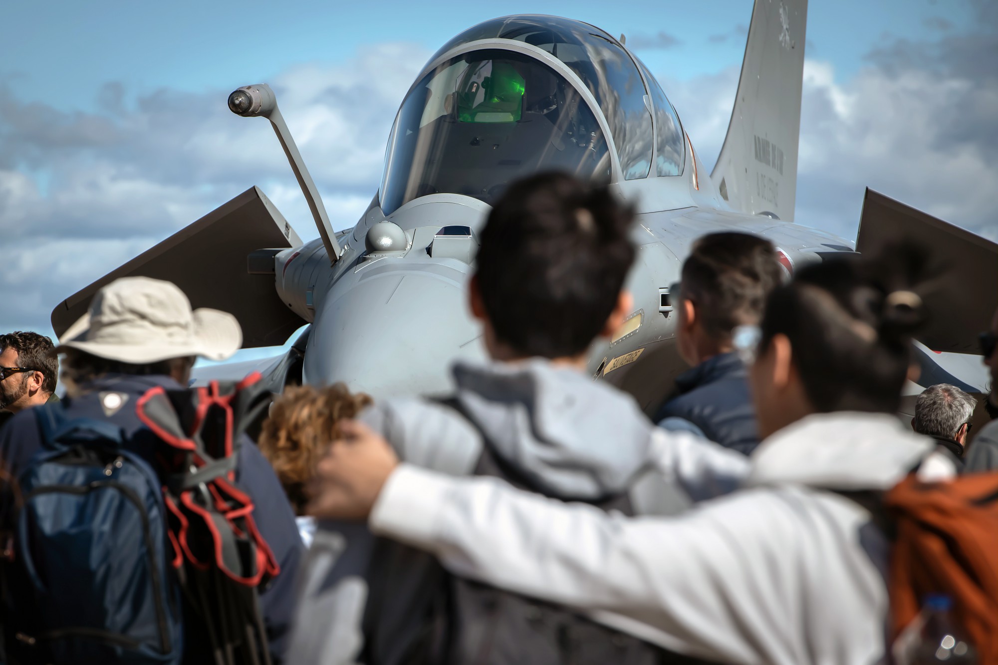 Dassault Aviation participó en las jornadas de puertas abiertas en la Base Aérea BA 125 de Istres